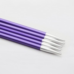 Knitpro Zing licht metalen sokkennaaldjes van 15 cm.
