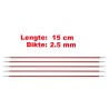 Knitpro Zing licht metalen sokkennaaldjes van 15 cm.