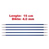 Knitpro Zing licht metalen sokkennaaldjes van 15 cm.