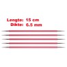 Knitpro Zing licht metalen sokkennaaldjes van 15 cm.