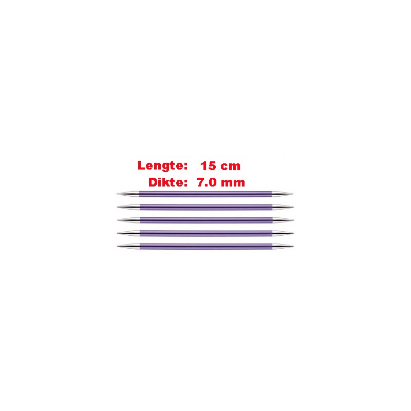 Knitpro Zing licht metalen sokkennaaldjes van 15 cm. Knitpro Zing licht metalen sokkennaaldjes van 15 cm.