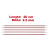 Knitpro Zing licht metalen sokkennaaldjes van 20 cm.