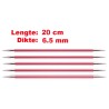 Knitpro Zing licht metalen sokkennaaldjes van 20 cm.