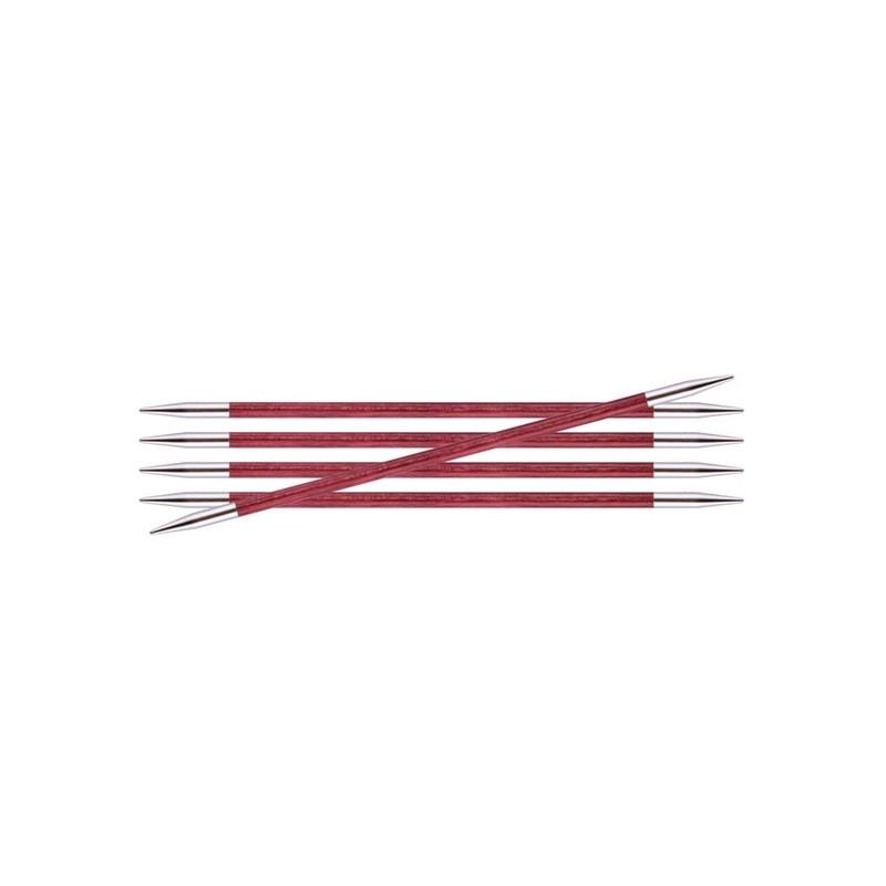 Knitpro Royale gladde berkenhouten sokkennaaldjes met metalen punten . Knitpro Royale gladde berkenhouten sokkennaaldjes met metalen punten .