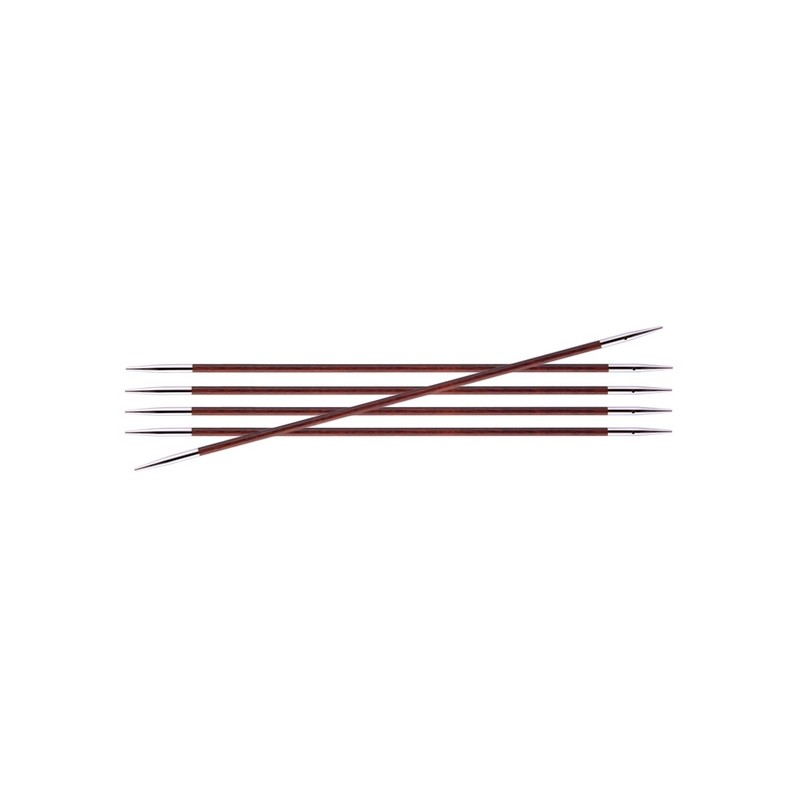 Knitpro Royale gladde berkenhouten sokkennaaldjes met metalen punten . Knitpro Royale gladde berkenhouten sokkennaaldjes met metalen punten .