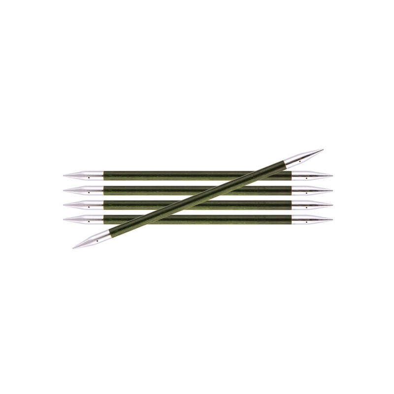 Knitpro Royale gladde berkenhouten sokkennaaldjes met metalen punten . Knitpro Royale gladde berkenhouten sokkennaaldjes met metalen punten .