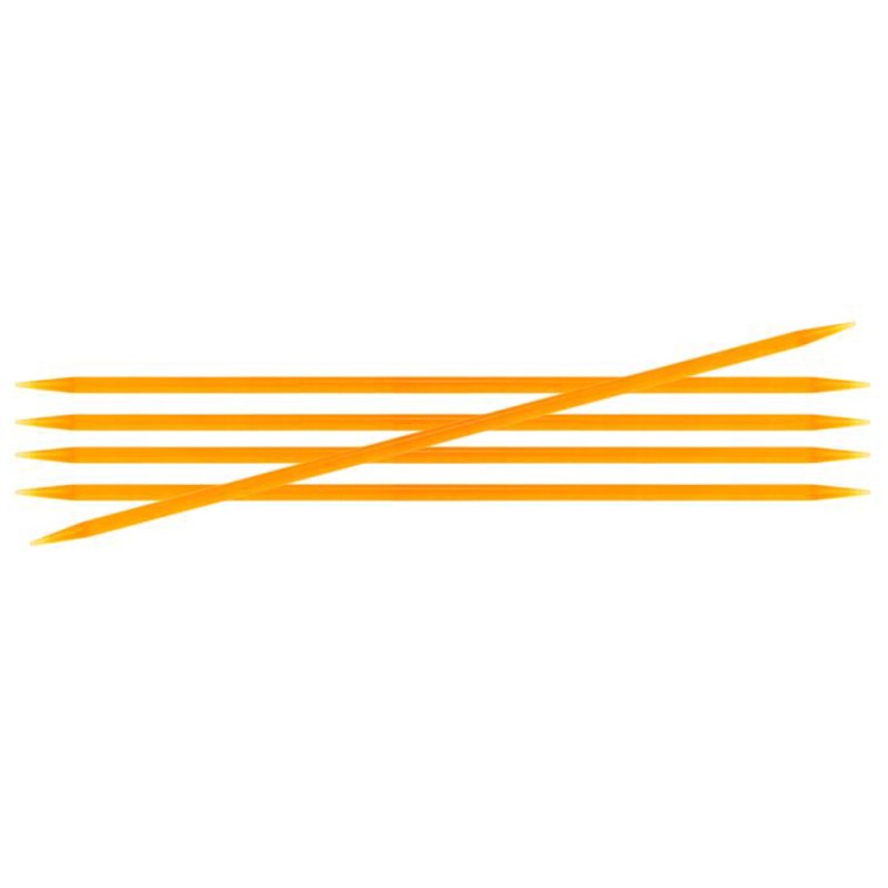 Knitpro Trendz gladde kunststoffen sokkennaaldjes met dubbele punten . Knitpro Trendz gladde kunststoffen sokkennaaldjes met dubbele punten .