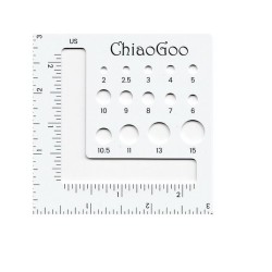 Superhandig telraam en naalddiktemeter van Chiaogoo.