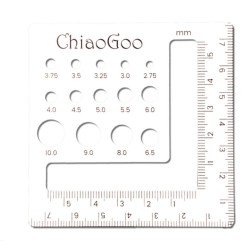Superhandig telraam en naalddiktemeter van Chiaogoo.