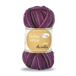 Rellana Flotte Socke Aurelia garen met prachtige weldadige kleuren.