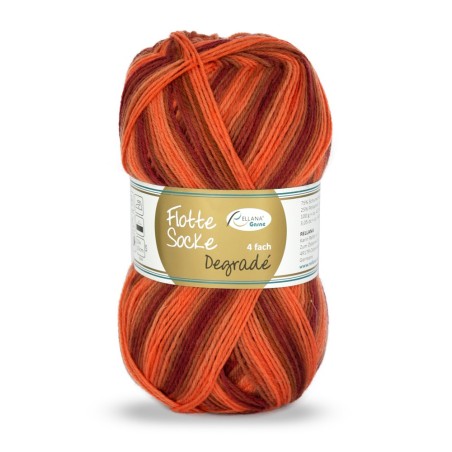 Rellana Flotte Socke Degrade garen met prachtige weldadige kleuren.