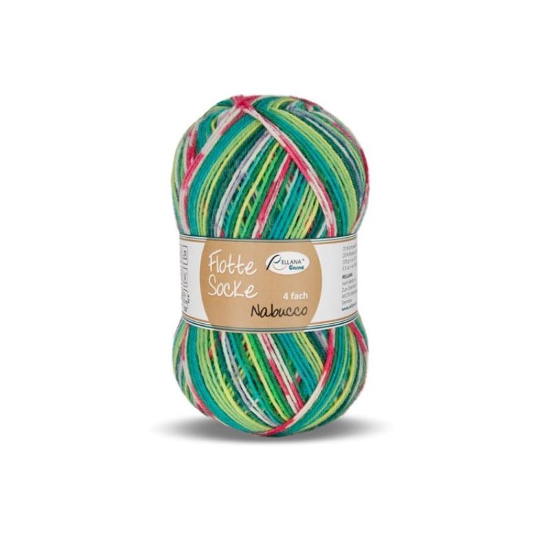 Rellana Flotte Socke Nabucco sokkenwol met schitterende kleuren. Rellana Flotte Socke Nabucco sokkenwol met schitterende kleuren.