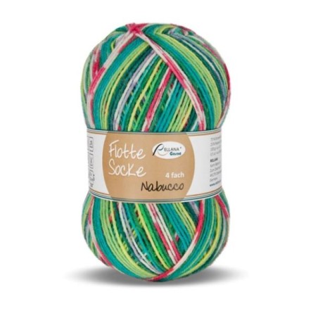 Rellana Flotte Socke Nabucco sokkenwol met schitterende kleuren.