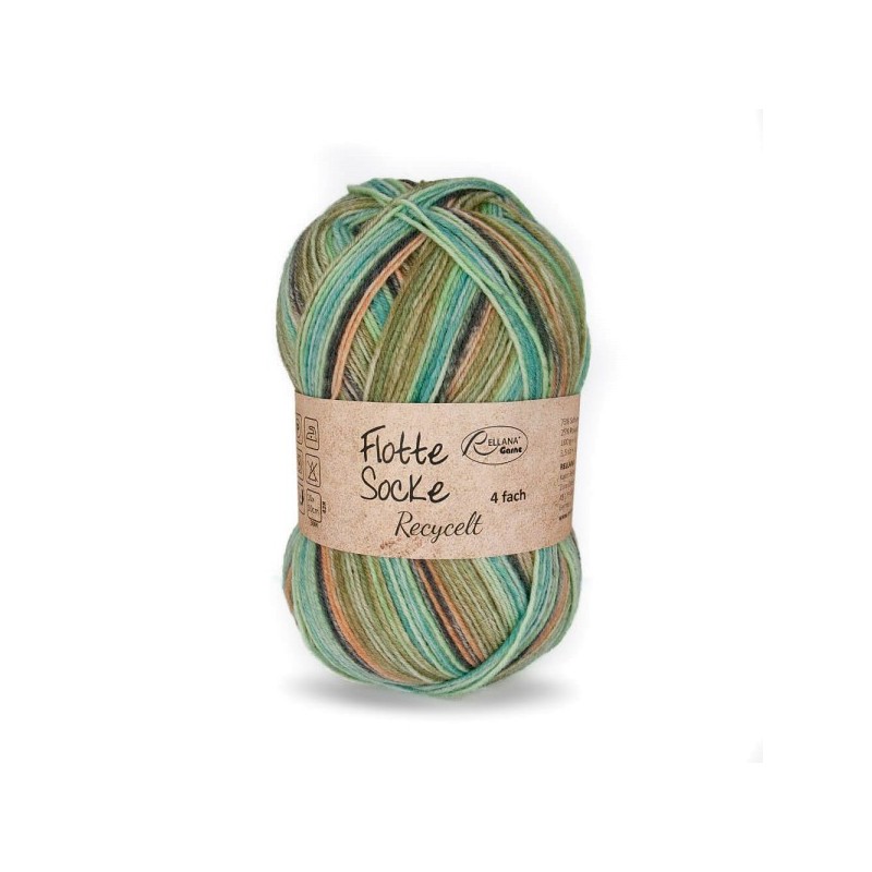 Rellana Recycelt duurzame sokkenwol met de prachtigste kleuren. Rellana Recycelt duurzame sokkenwol met de prachtigste kleuren.