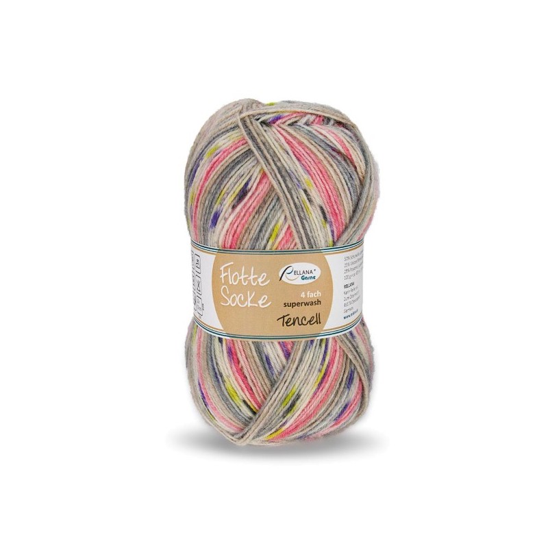 Rellana Flotte Socke Tencel schitterende kleuren in duurzame sokkenwol Rellana Flotte Socke Tencel schitterende kleuren in duurzame sokkenwol