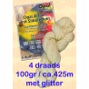 Opal ongeverfde 4 draads sokgaren naturel wol om zelf te verven.