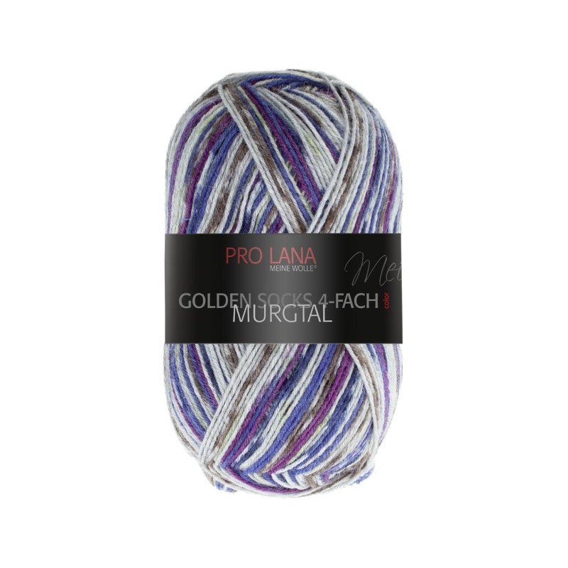 Pro Lana Golden Socks Murgtal gezellig gekleurde gestreepte sokken voor jou.