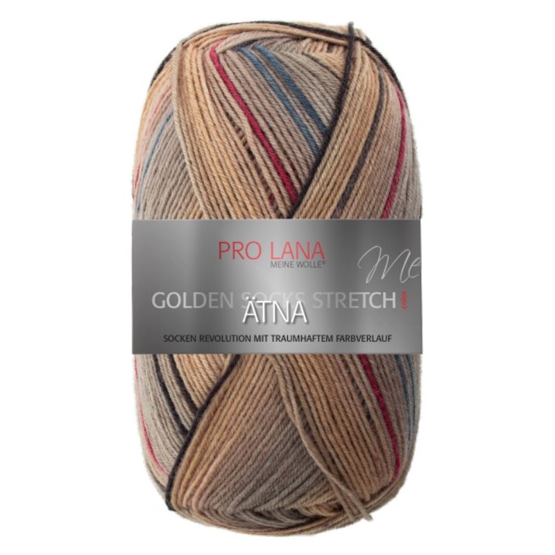 Pro Lana Golden Socks stretch Atna gezellig gekleurde gestreepte sokken voor jou.