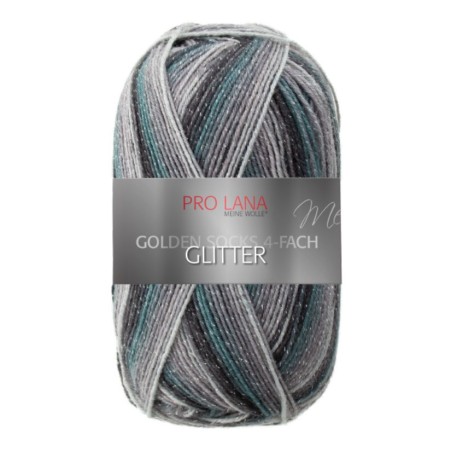 Pro Lana Golden Socks Pro Lana Glitter gezellig gekleurde sokken met glitters voor jou.