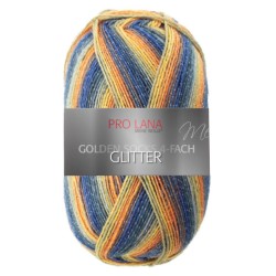 Pro Lana Golden Socks Pro Lana Glitter gezellig gekleurde sokken met glitters voor jou.
