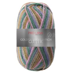 Pro Lana Golden Socks Pro Lana Glitter gezellig gekleurde sokken met glitters voor jou.
