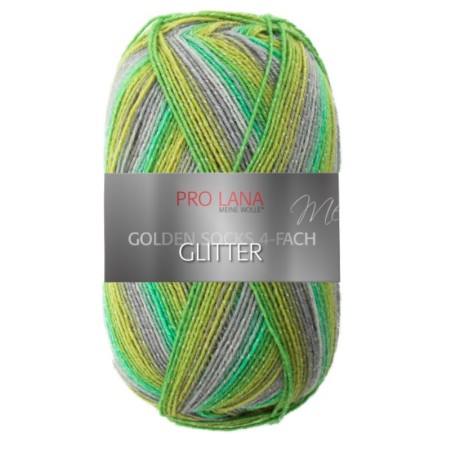 Pro Lana Golden Socks Pro Lana Glitter gezellig gekleurde sokken met glitters voor jou.