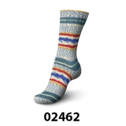 Superkwaliteit 4-draads sokkenwol van Regia ontworpen door Arne en Carlos.