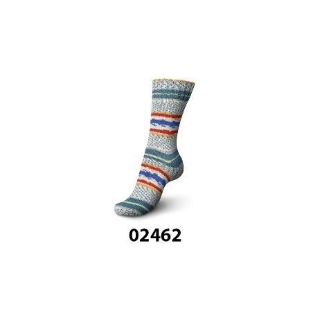 Superkwaliteit 4-draads sokkenwol van Regia ontworpen door Arne en Carlos.