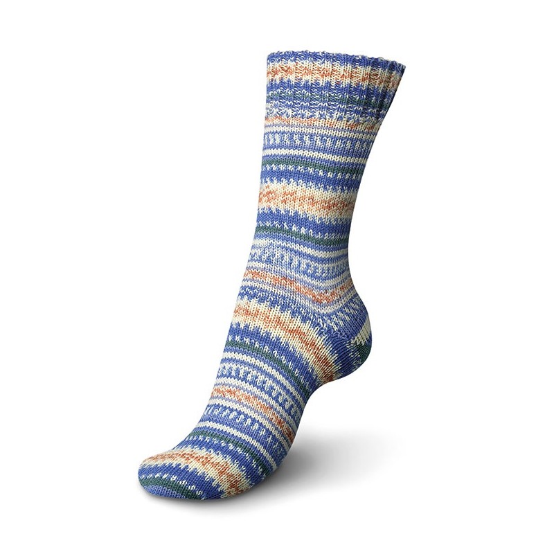 Superkwaliteit 4-draads sokkenwol van Regia ontworpen door Arne en Carlos.