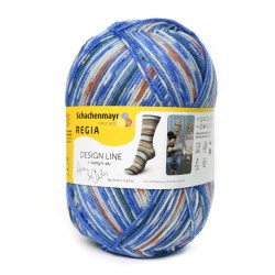 Superkwaliteit 4-draads sokkenwol van Regia ontworpen door Arne en Carlos.