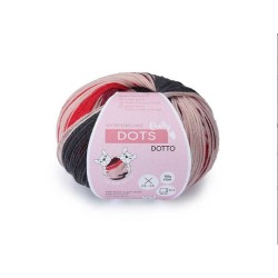 Crasy Wolle Dots garen met Aloe Vera met prachtige weldadige kleuren.