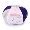 Crasy Wolle Clouds garen met Aloe Vera met prachtige weldadige kleuren.
