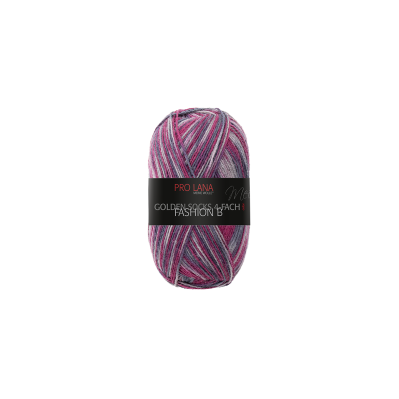 Pro Lana Golden Socks Fashion B gezellig gekleurde gestreepte sokken voor jou.