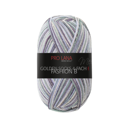 Pro Lana Golden Socks Fashion B gezellig gekleurde gestreepte sokken voor jou.