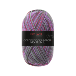 Pro Lana Golden Socks Fashion B gezellig gekleurde gestreepte sokken voor jou.