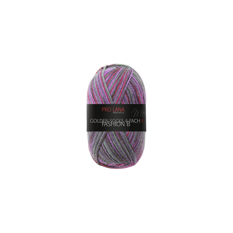 Pro Lana Golden Socks Fashion B gezellig gekleurde gestreepte sokken voor jou.