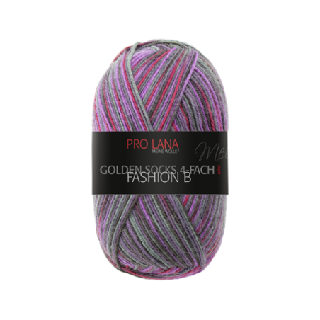 Pro Lana Golden Socks Fashion B gezellig gekleurde gestreepte sokken voor jou.