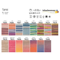 Schachenmayer Tahiti zomers garen met langlopende soepele kleurverandering
