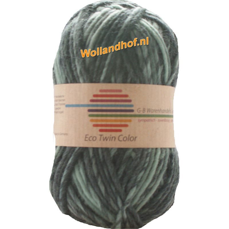 GB Wolle Eco Twin Color 100 % natuurlijke scheerwol