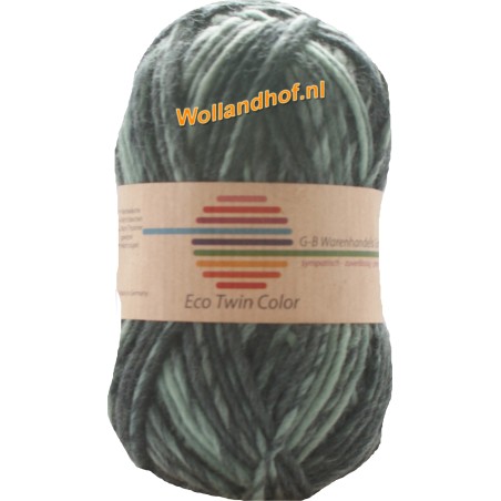 GB Wolle Eco Twin Color 100 % natuurlijke scheerwol