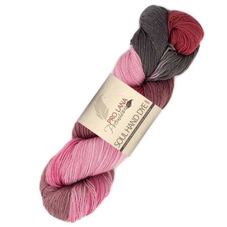 Handgeverfde Soul Handdye van Pro Lana met Merino - Mohair en Zijde.