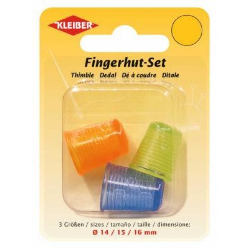 Kleiber super handige vingerhoedjes, onmisbaar bij handwerk Kleiber super handige vingerhoedjes, onmisbaar bij handwerk