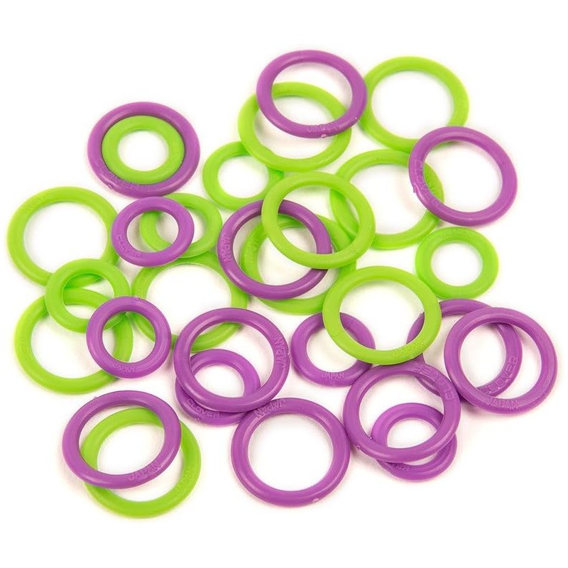 Steekmarkeerder ringetjes van Clover voor al jouw breiprojecten. Steekmarkeerder ringetjes van Clover voor al jouw breiprojecten.