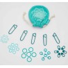 Diverse steekmarkeerders-houders van Knitpro voor haak-breiprojecten.