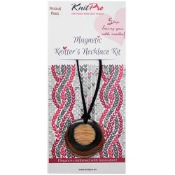 Prachtige unieke magnetische ketting van Knitproom voor makkelijk handwerken.