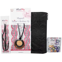 Prachtige unieke magnetische ketting van Knitproom voor makkelijk handwerken.