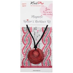 Prachtige unieke magnetische ketting van Knitproom voor makkelijk handwerken.