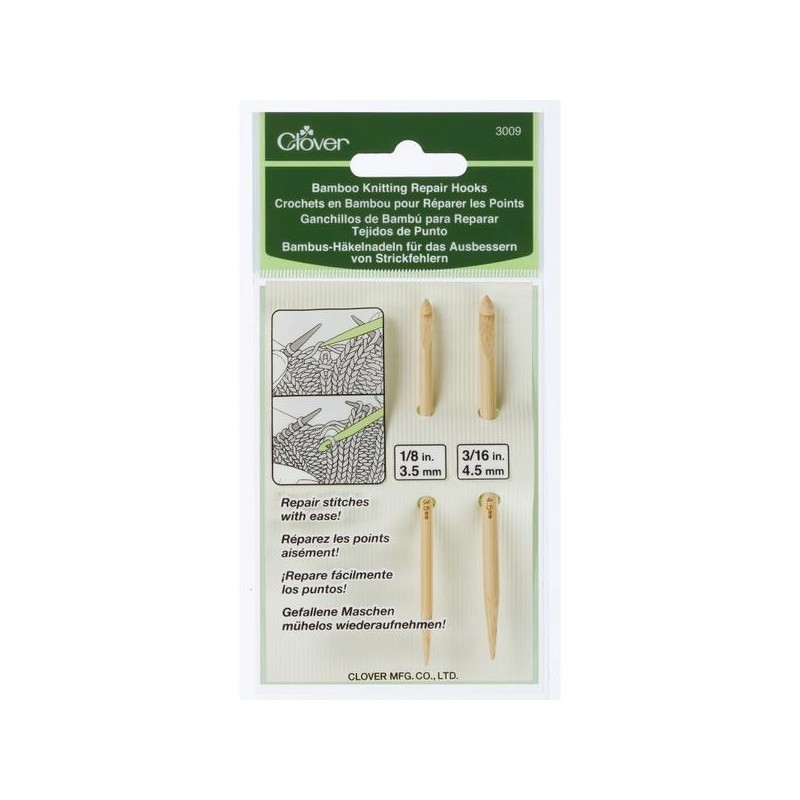 Clover handige mini brei-haaknaaldjes om gevallen steken op te rapen. Clover handige mini brei-haaknaaldjes om gevallen steken op te rapen.