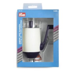 De Prym breimolen geeft de mogelijkheid om lekker snel te punniken.