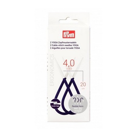 Flexibele kabelnaald van Prym om steken even aan de kant te zetten.